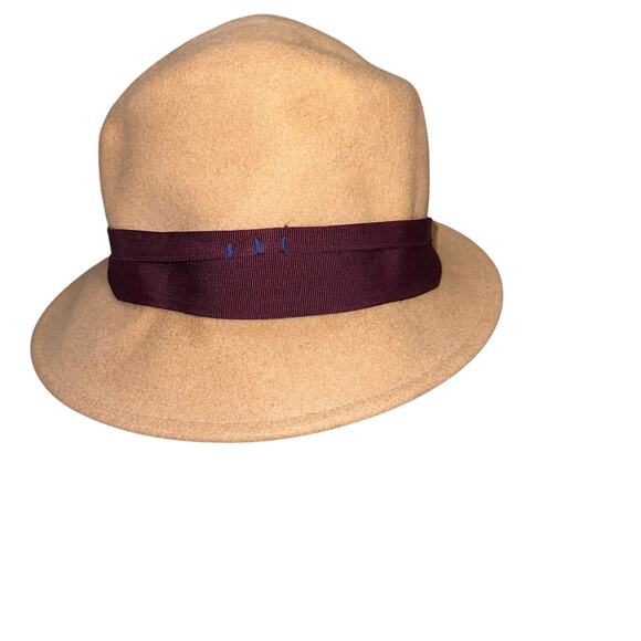 John C Callanan LEGACY European Designer American Style Caramel100% Wool Fedora - Picture 3 of 12
